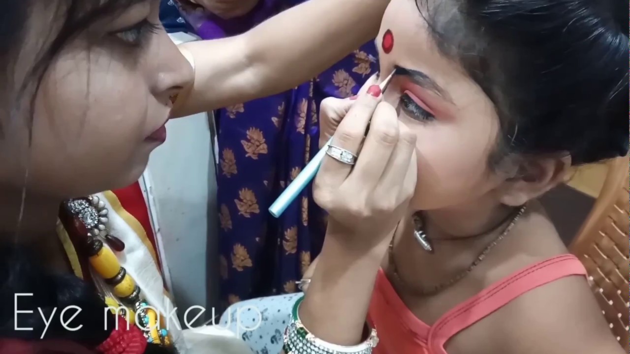 Suvashrita Mohapatra I Odissi makeup of a small child of 8 year old | Basanta pallavi