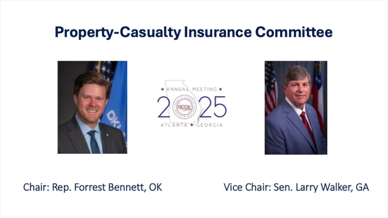2025 NCOIL Annual Meeting: Property & Casualty Insurance Committee