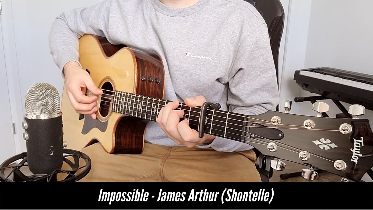 James Arthur (Shontelle) - Impossible // Fingerstyle Guitar Cover (FREE TABS)