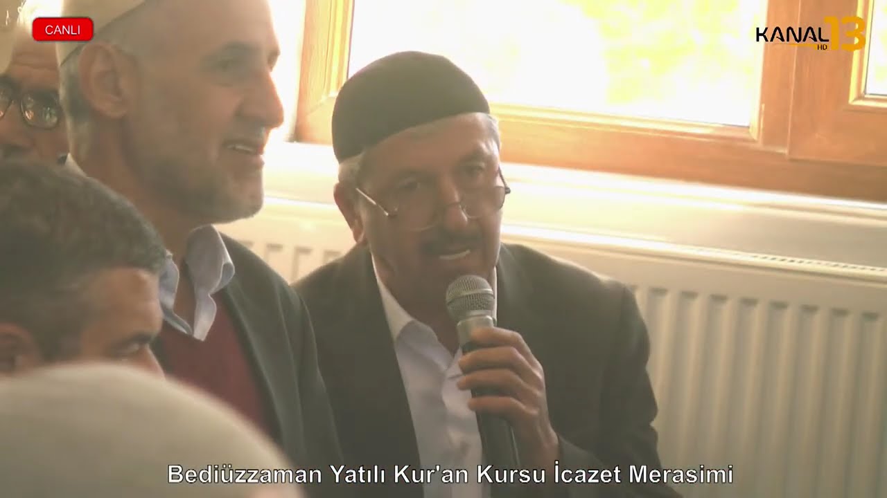 Tatvan Bediüzzaman Yatılı Kur'an Kursu İcazet Merasimi Canlı Yayını