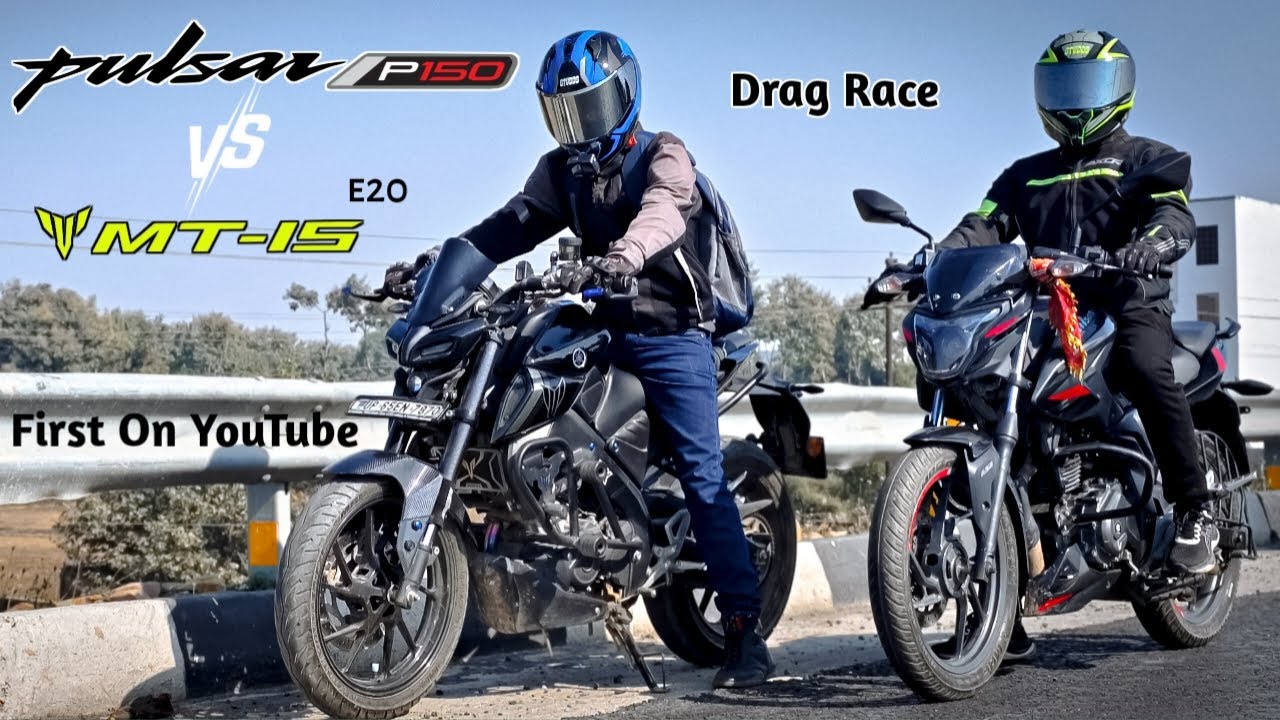 Yamaha MT 15 Vs Pulsar P150 | Drag Race | Shocking Results