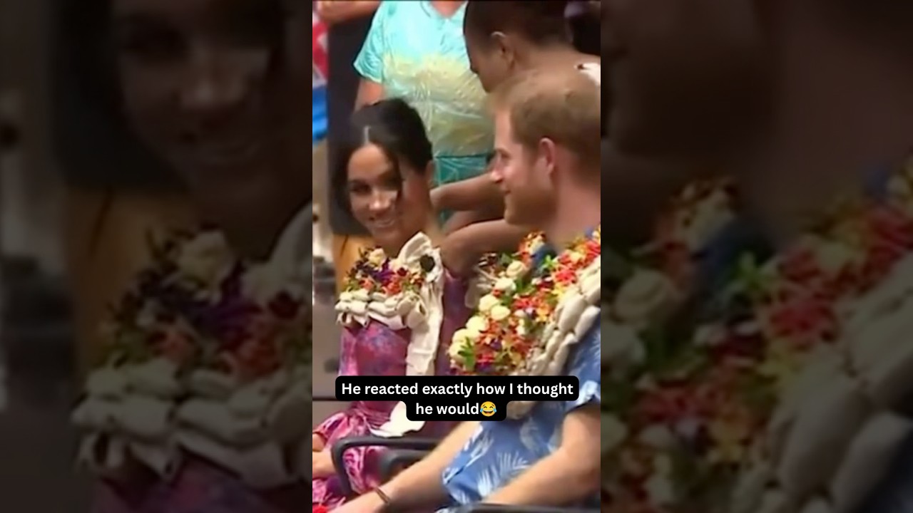 Prince Harry taken over by the Fijian spirit #shorts #meghanmarkle #princeharry #royal