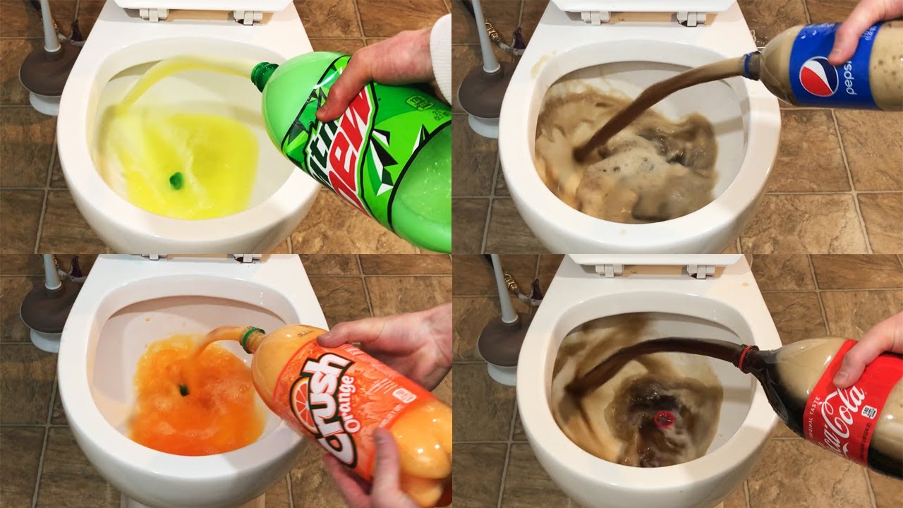Will it Flush? Compilation Lots of Soda and Mentos Part 1 | Mt Dew, Pepsi, Coca Cola and Mentos