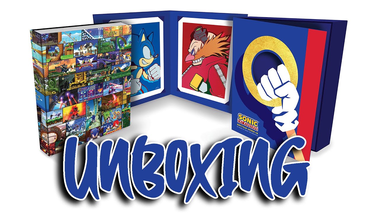 Sonic Encyclo-speed-ia Book Unboxing 30th Anniversary Deluxe Edition SEGA Sonic Colors Vinyl OST