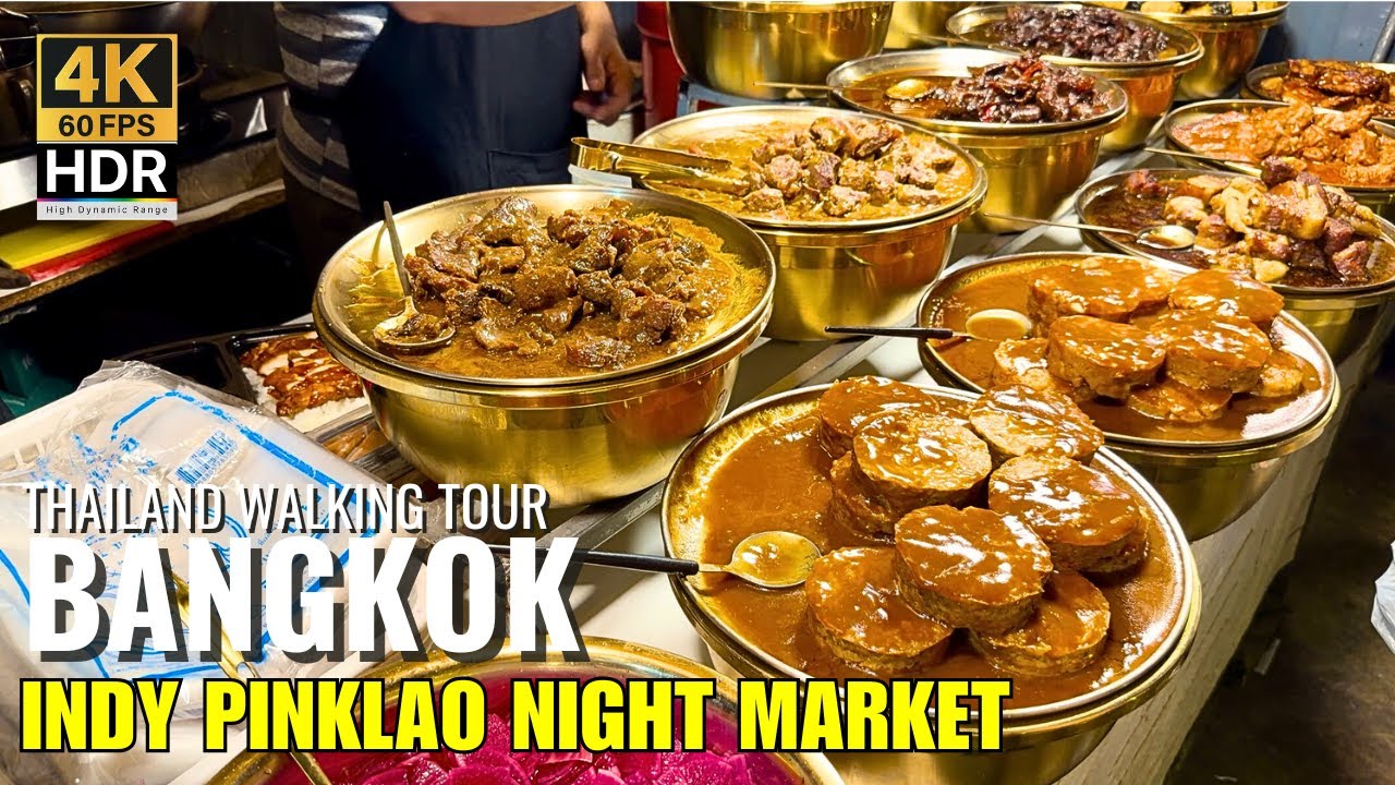 🎉 BANGKOK'S Best Street Food! Indy Market Pinklao MUST-TRY | 4K HDR