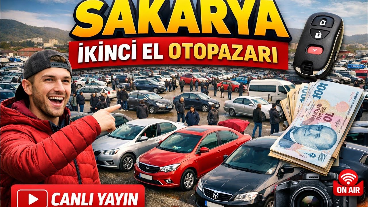 CANLI YAYIN! SAKARYA OTOPAZARI YANIYOR! 🔥 | Piyasa Düştü mü? | Canlı İnceleme