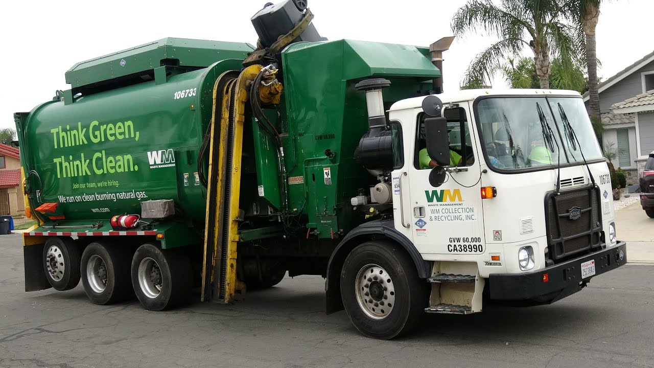 Fast Waste Management Autocar Acx Amrep ASL On Recycle