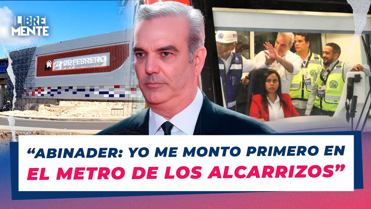 Abinader garantiza seguridad en Línea 2-C y reta dudas: “Seré el primer usuario este 24 de febrero”