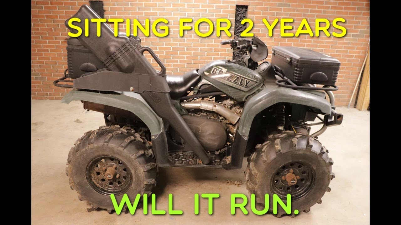 2004 Yamaha grizzly 660. Will it run. Haven't run in years. #willitrun #yamaha #yamahagrizzly #2004