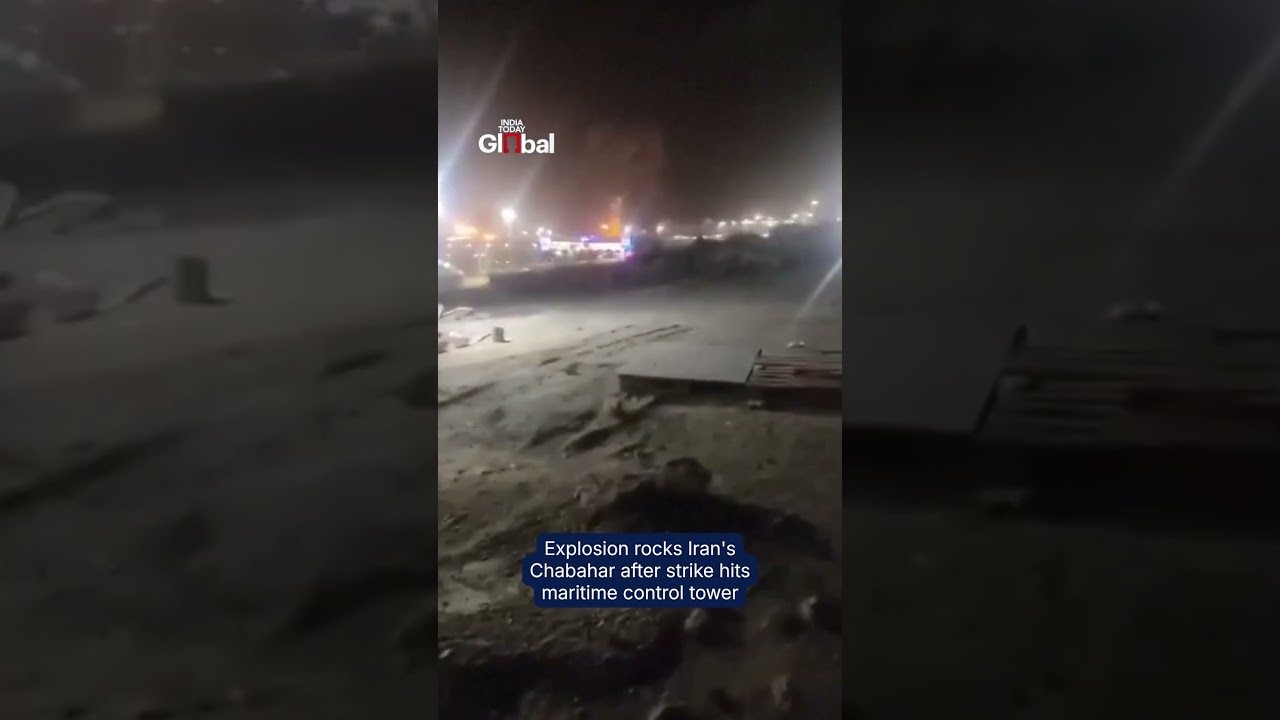 Iran's Chabahar Port Hit: Eyewitness Video Shows Massive Blast After US Strike on Control Tower