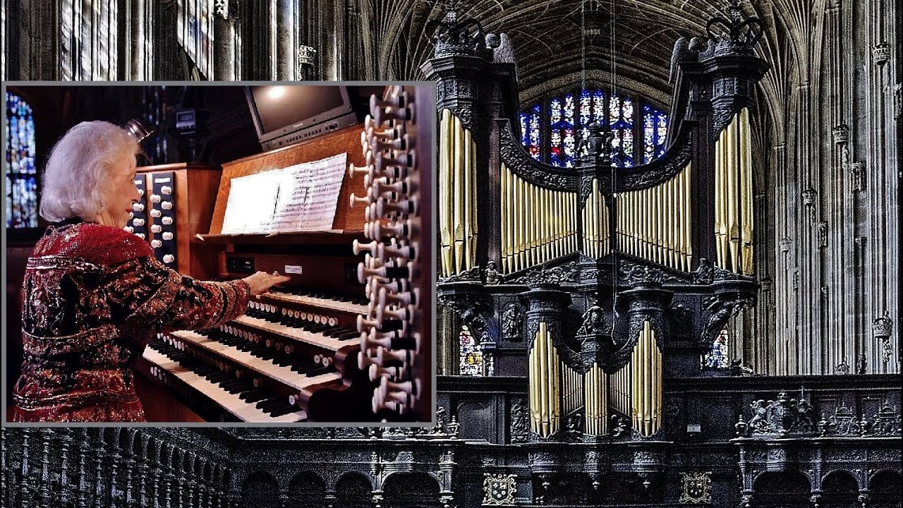 arr. Bish | ABIDE WITH ME | Diane Bish at King's College Chapel in Cambridge, England