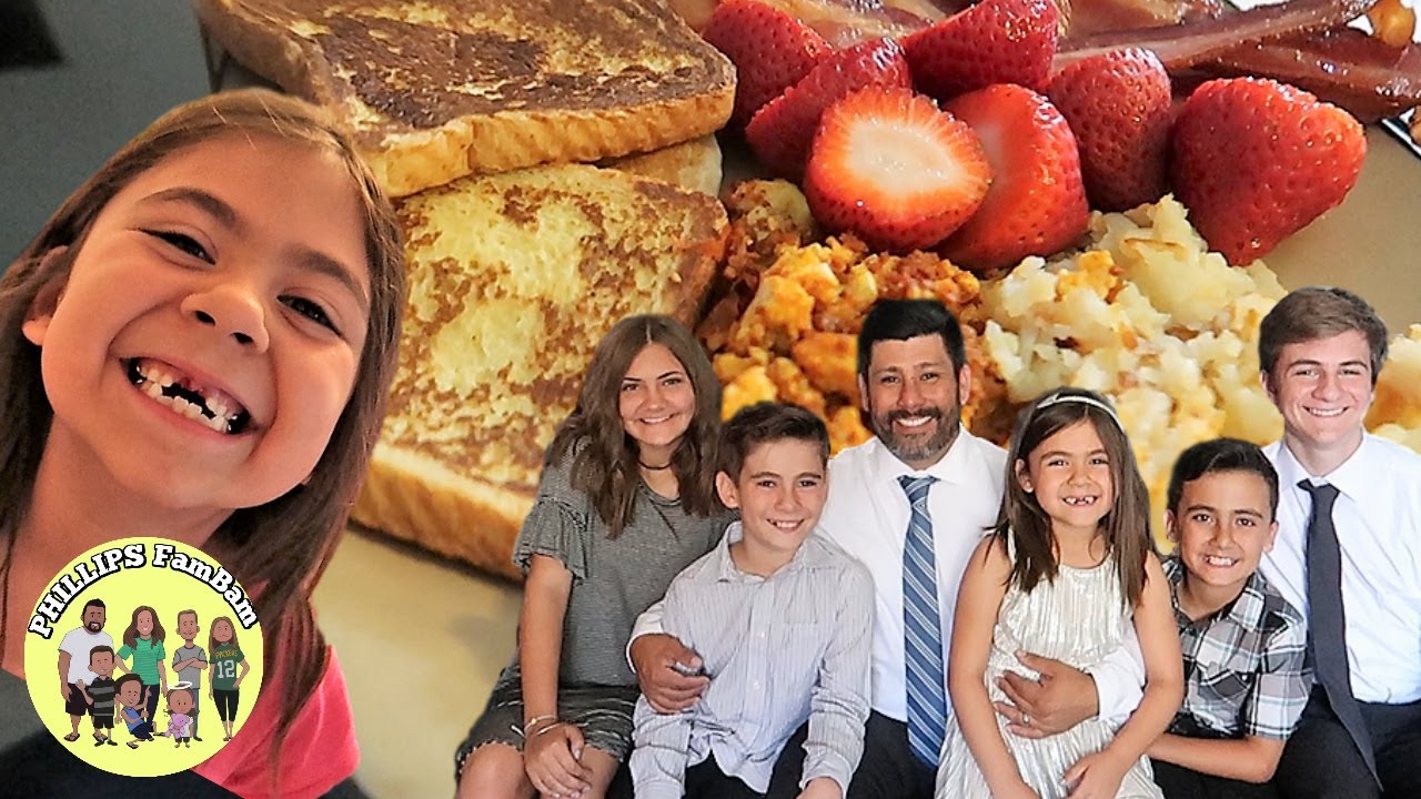 THE MOST AMAZING FATHERS DAY GIFT EVER with a HAPPY FATHERS DAY SURPRISE BREAKFAST MADE BY THE KIDS