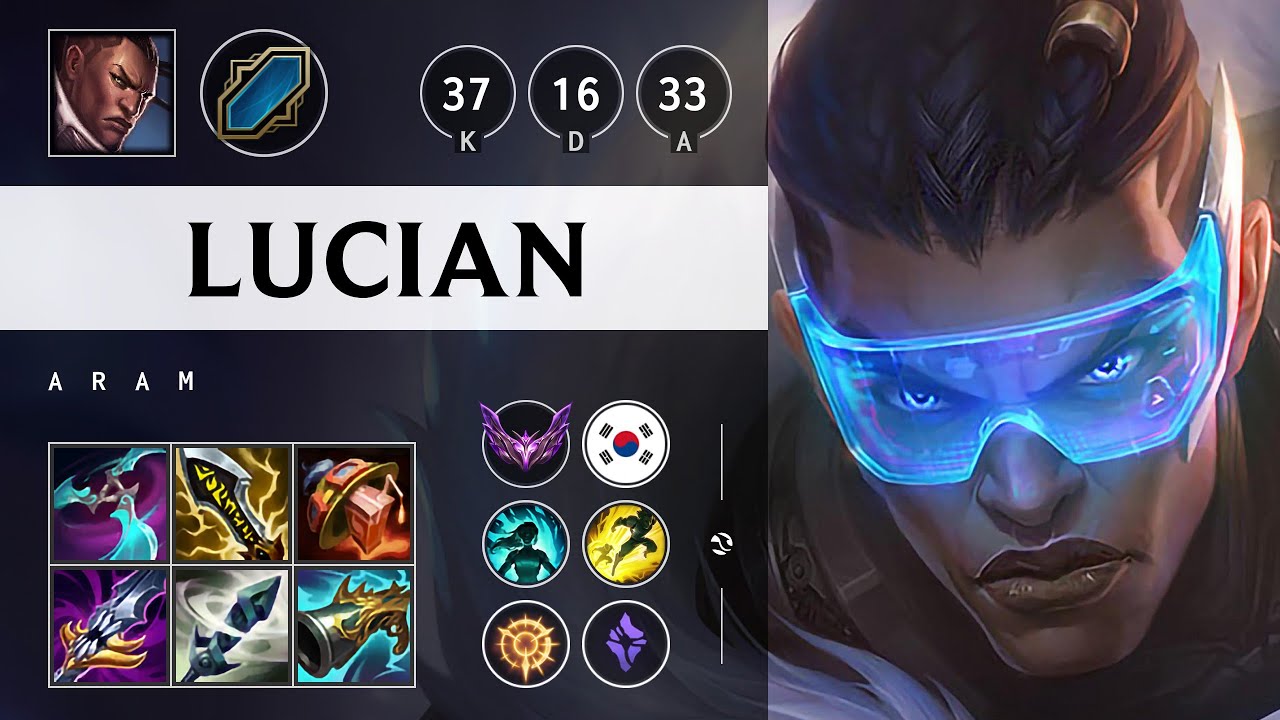 Lucian ARAM: Quadra Kill, Godlike - KR Master Patch 14.21