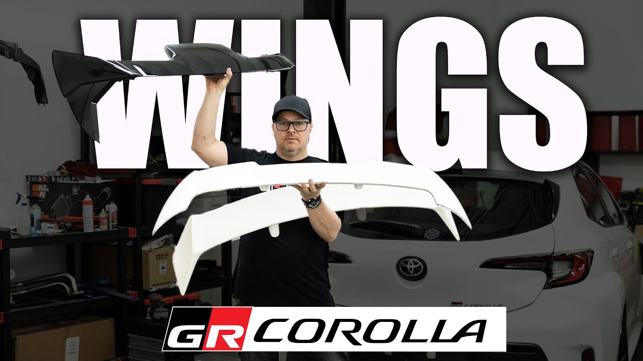 Варианты спойлера для GR Corolla | Средние крылья | Спойлер на крыше