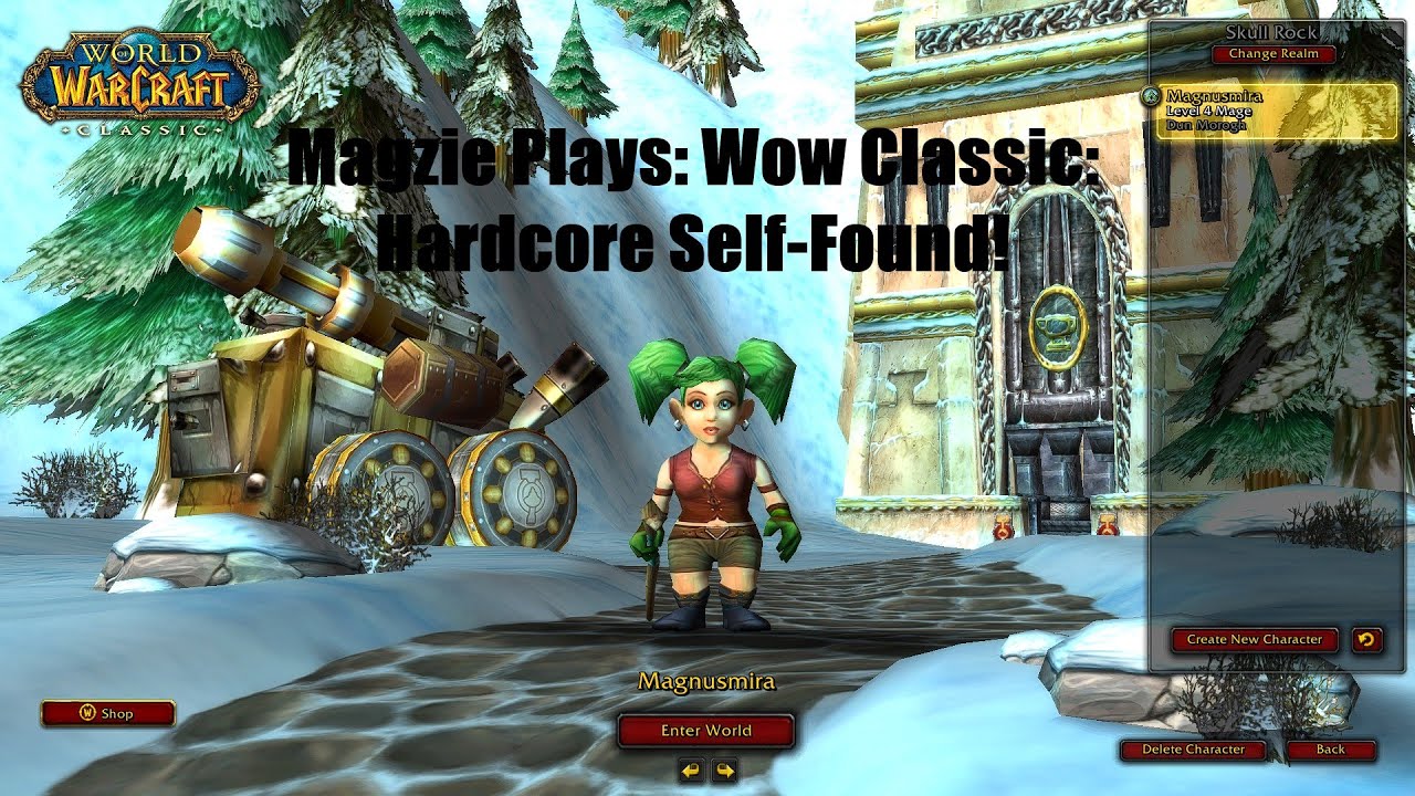 Magzie Plays World Of Warcraft Classic Hardcore Self-Found!  EP:4
