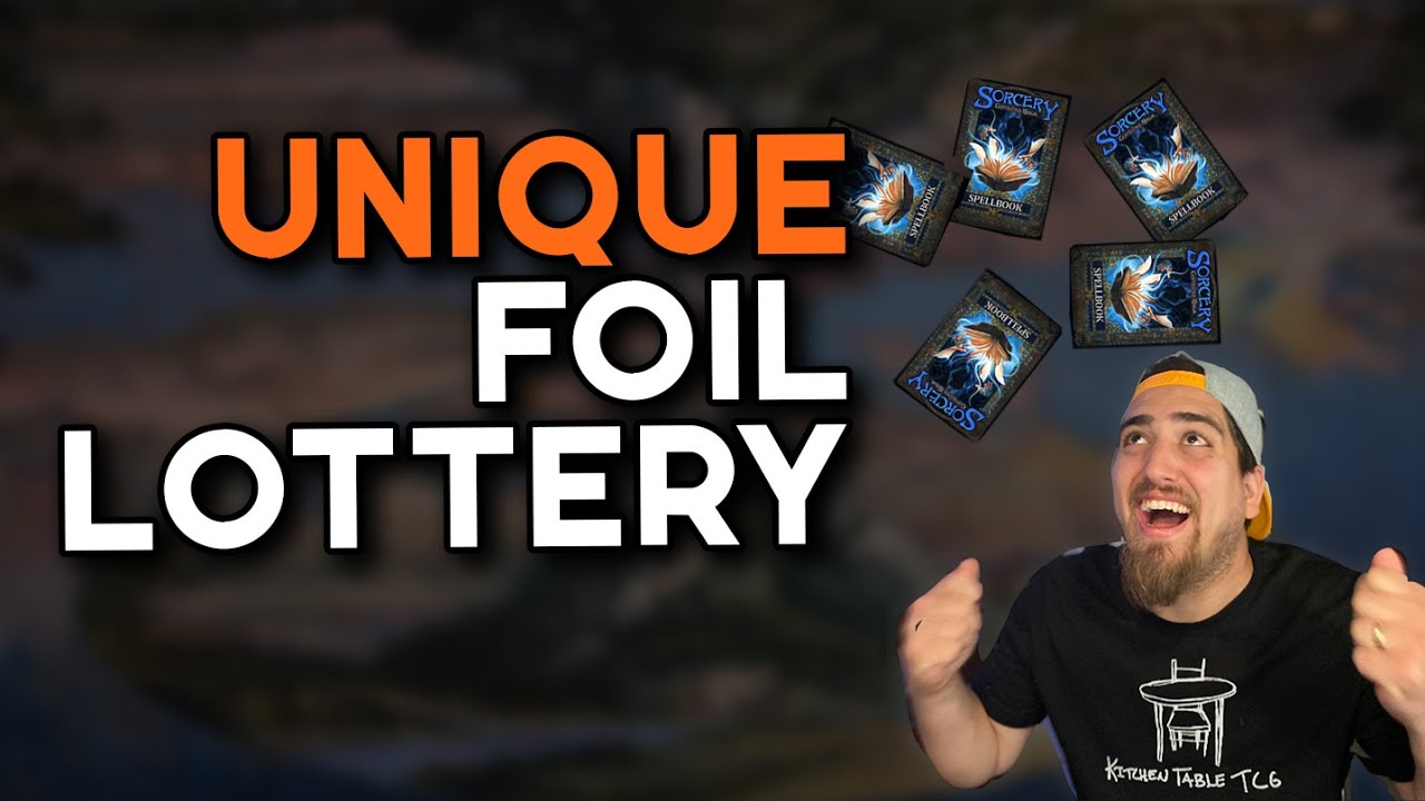 Unique foil LOTTERY - Sorcery Contested Realm Box Opening