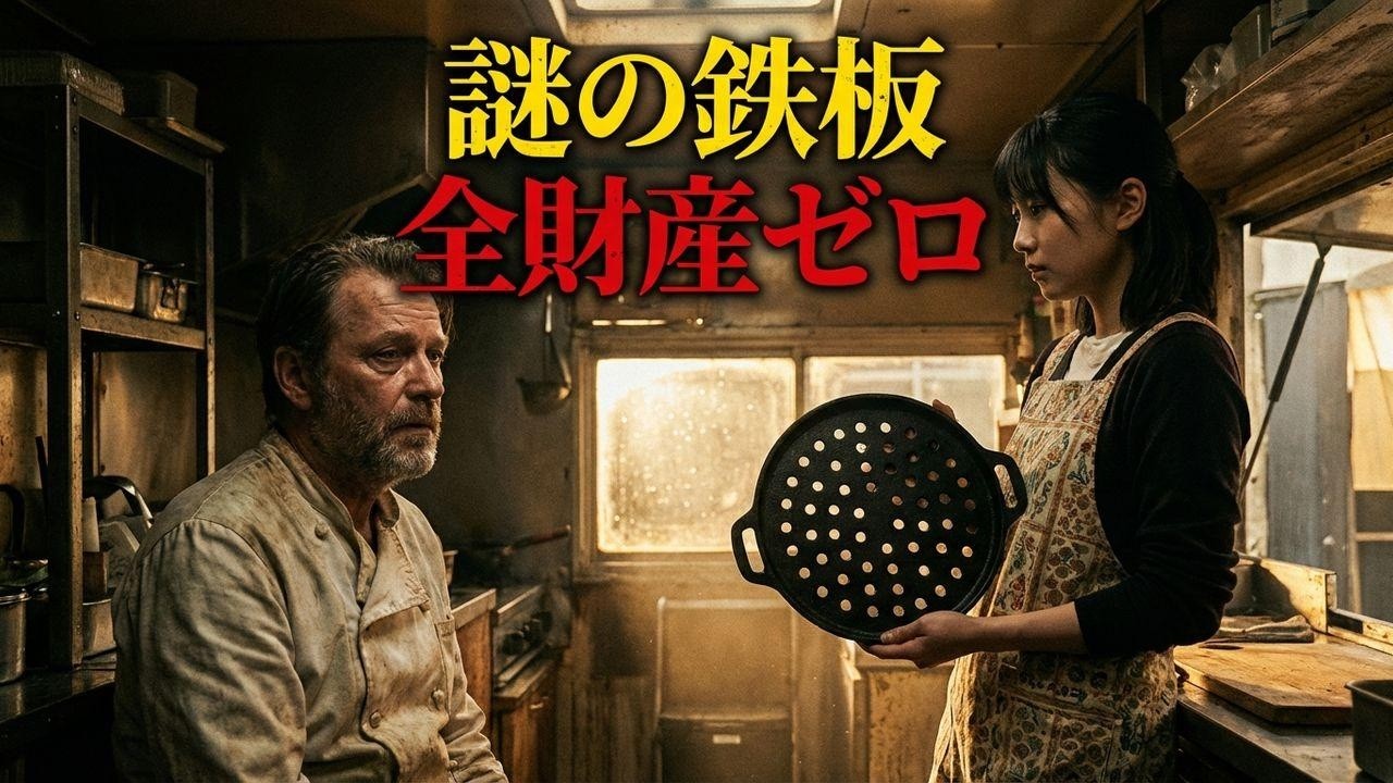 全財産を失う寸前の52歳ドイツ人。21歳日本人女子大生が持ち込んだ「謎の鉄板」で奇跡が…【感動】