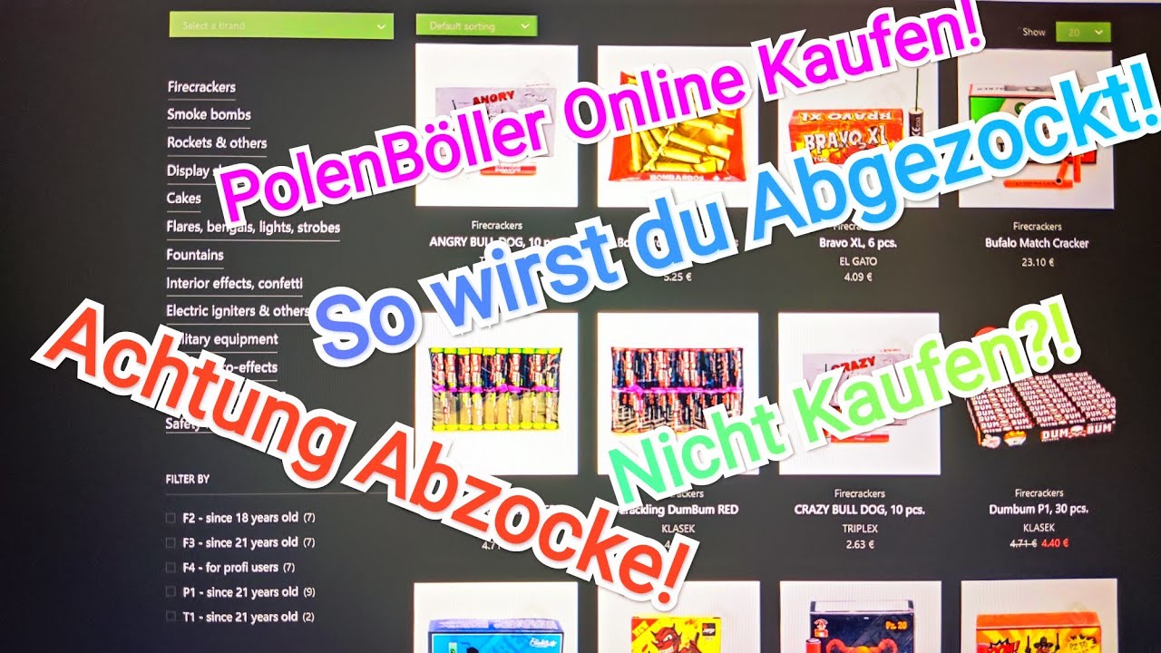 Polenb&ouml;ller Online kaufen. So zocken Shop`s dich ab!