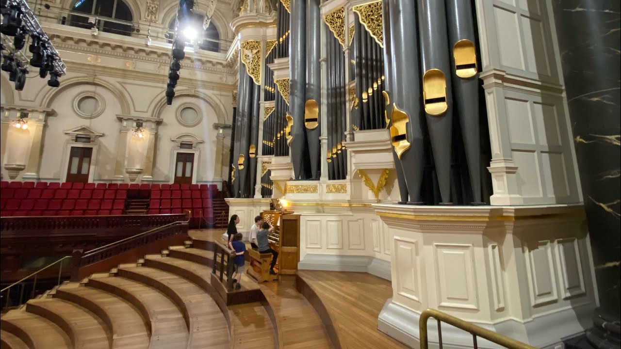Rehearsal play through of the Boëllmann Toccata-Sydney Town Hall with @peporgan 