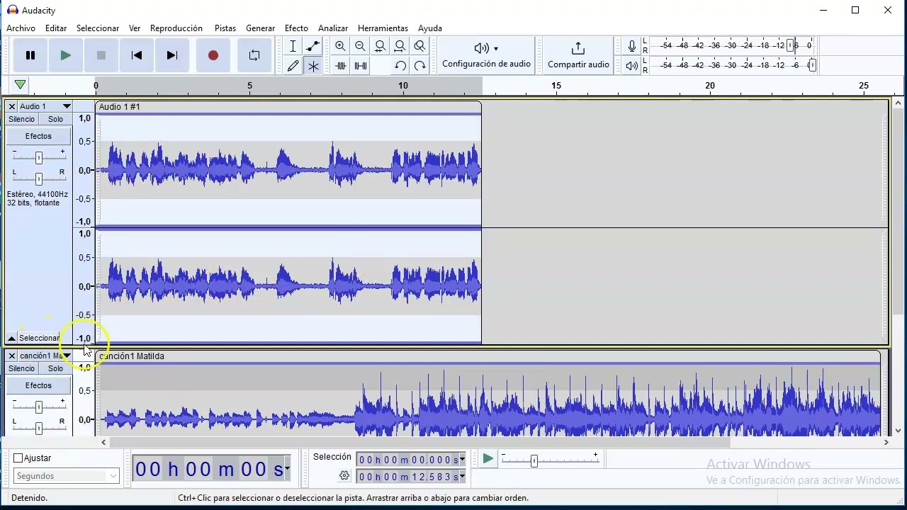 Tutorial: Como editar en Audacity