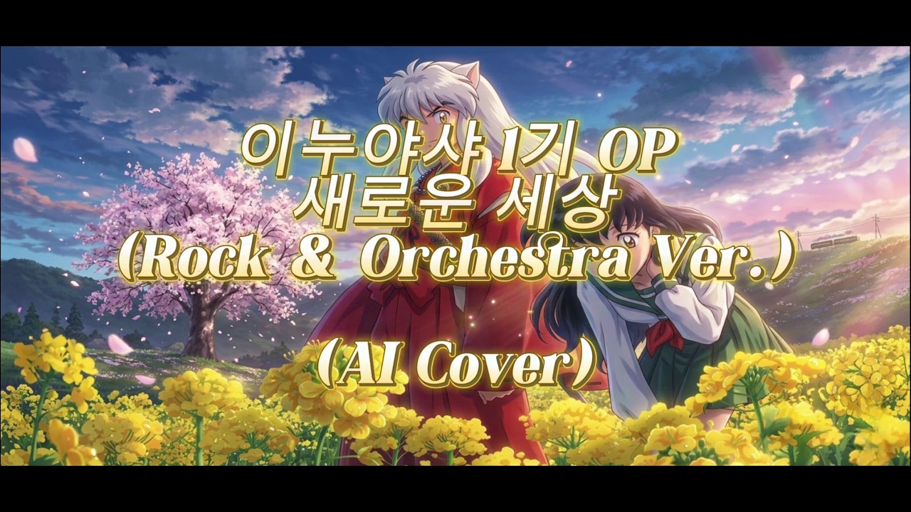 이누야샤 1기 OP - 새로운 세상 (Rock & Orchestra Ver.) (AI Cover)