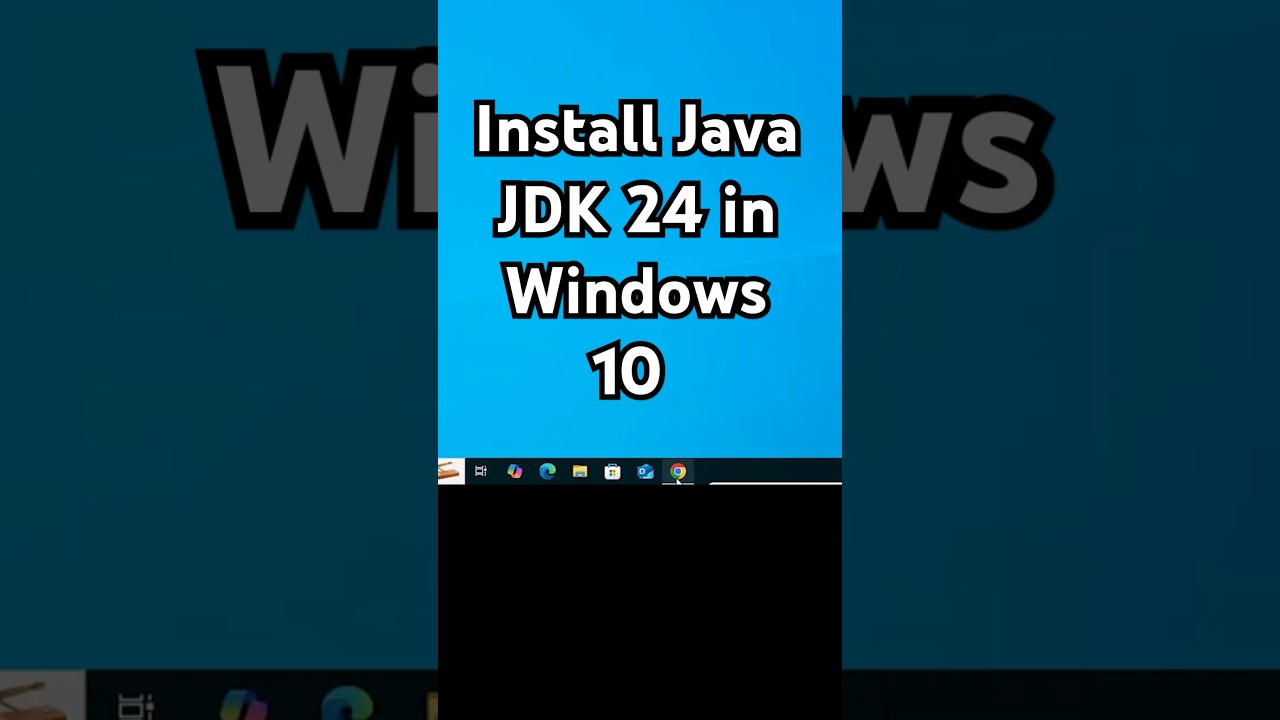 How to Install Java JDK 24 in Windows 10 PC or Laptop