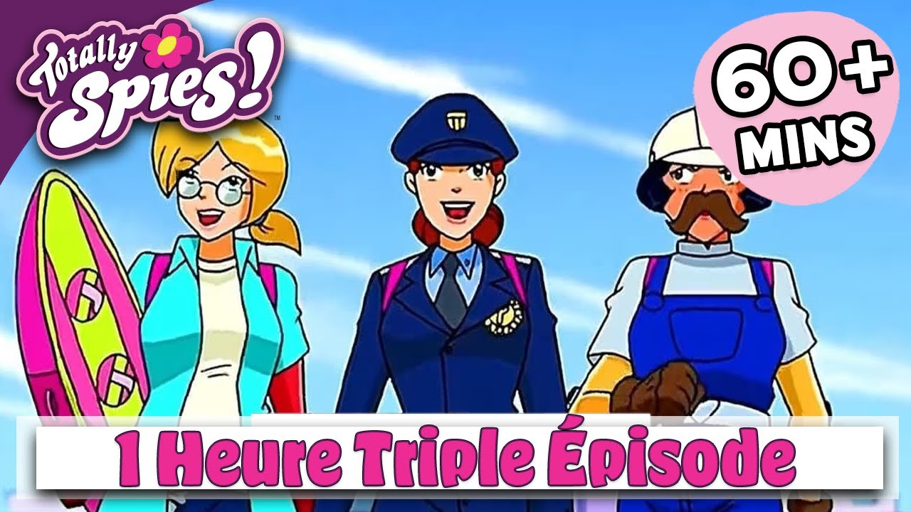 Peur sur le Campus | Totally Spies ! Français 🇫🇷 Saison 2 Épisodes 5-7 | 1 Heure Triple Épisode
