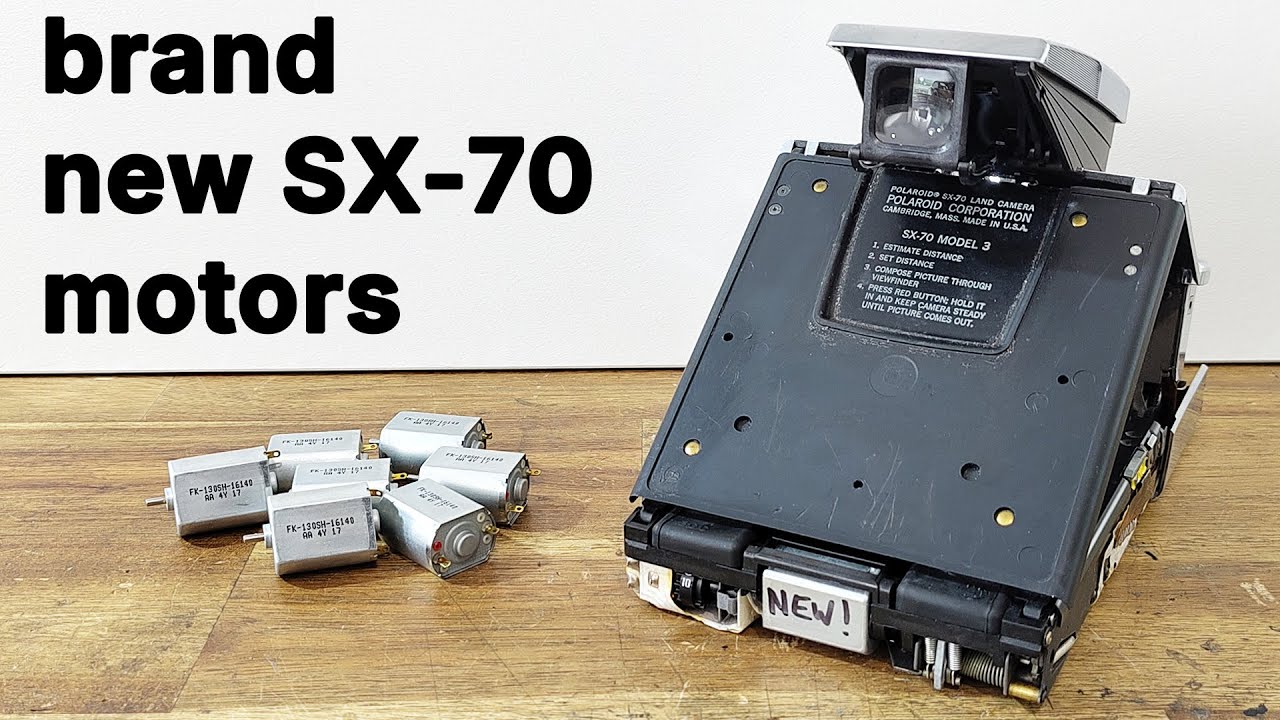 I found MiNT and Retrospekt's motor supplier! Brand new motors for your SX-70!