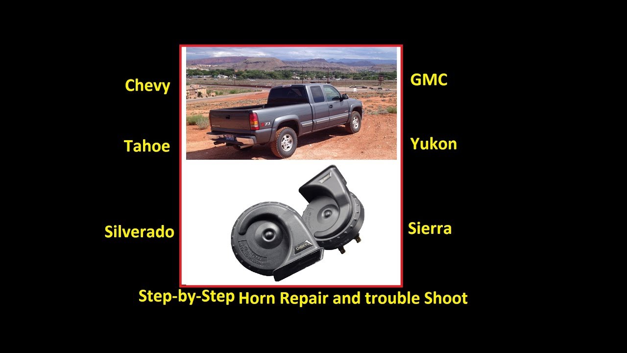 Fix your horn the Easy way! Chevy/GMC Silverado, Sierra, Suburban, Yukon