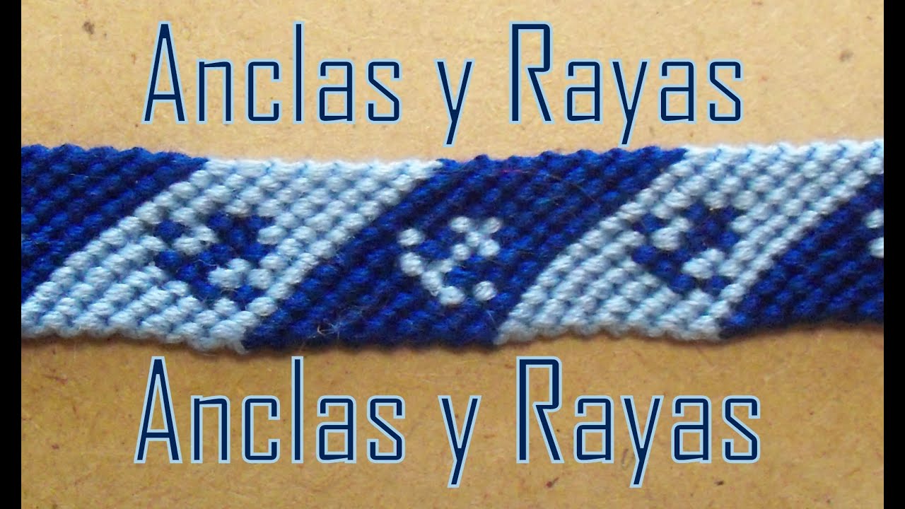 Pulsera de Hilo: Anclas y Rayas