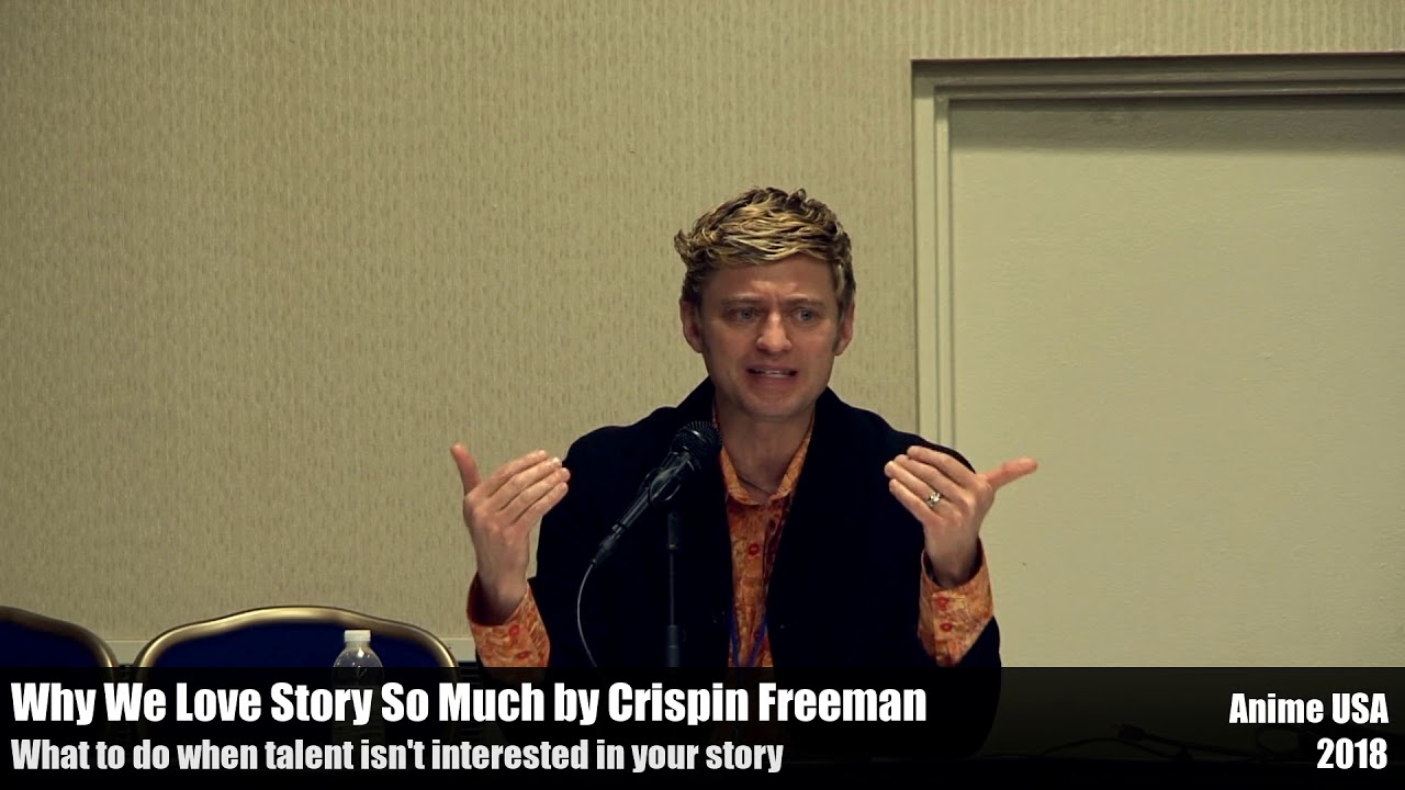 What to do when talent doesn't like your story - Crispin Freeman talks story at Anime USA 2018