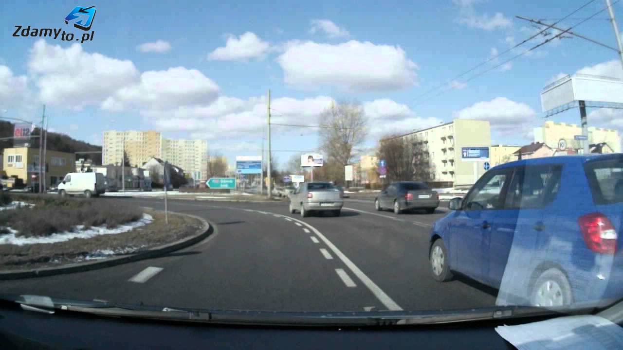 Trasa egzaminacyjna PORD Gdynia - Zawracanie na skrzyżowaniu ulic Morska / Obwodnica Trójmiasta