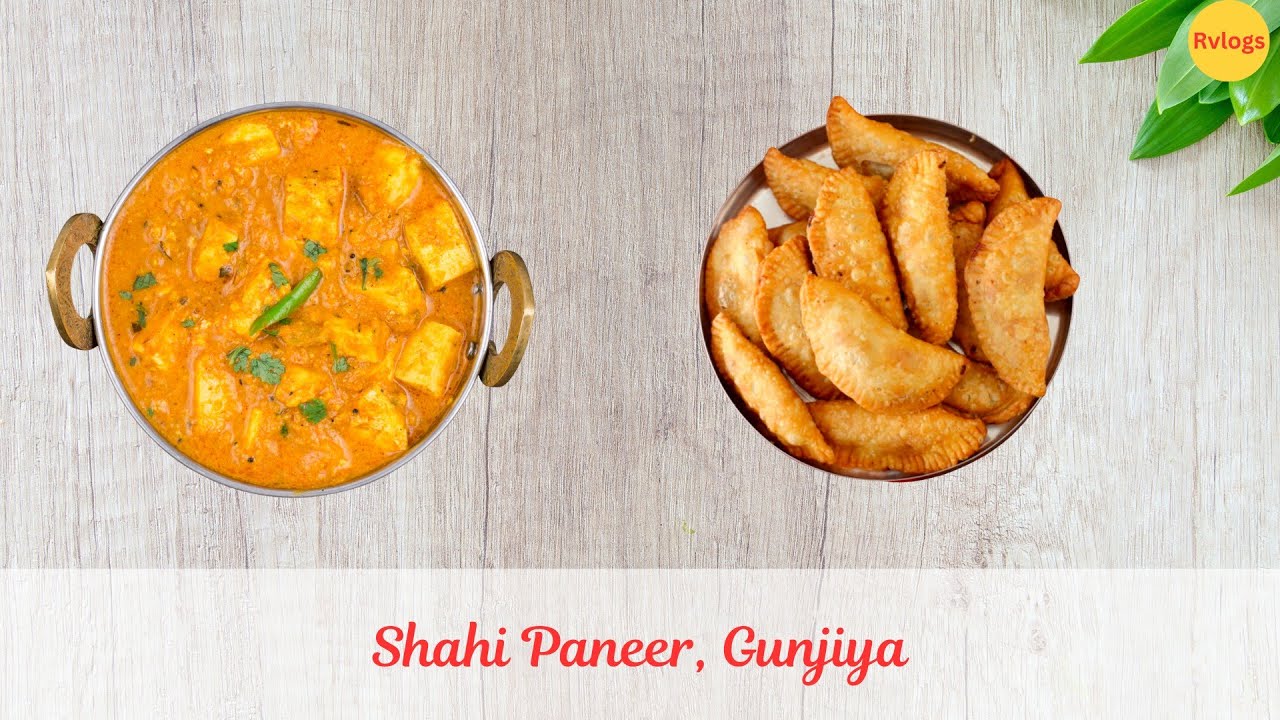 Shahi Paneer, Gunjiya  #rashivlogs6196 #gunjiya #shahipaneer #paneer #holi #holispecial #rk 