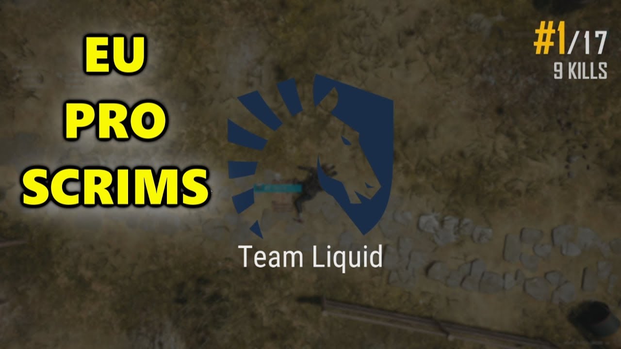 Team Liquid Kaymind, Jeemzz, ibiza & mxey - EU PRO SCRIMS - PUBG