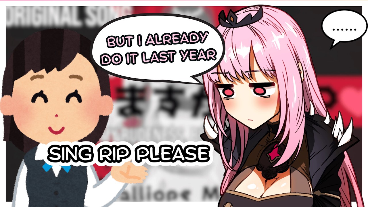 When Mori was enough with RIP, luckily Ollie recommended another song when the duo at fest【Hololive】