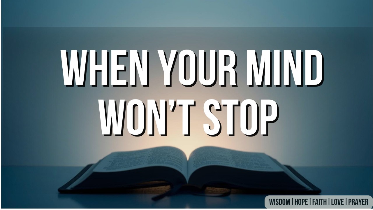 Bible Verses for Anxiety and Overthinking (5-Minute KJV Meditation for Peace)