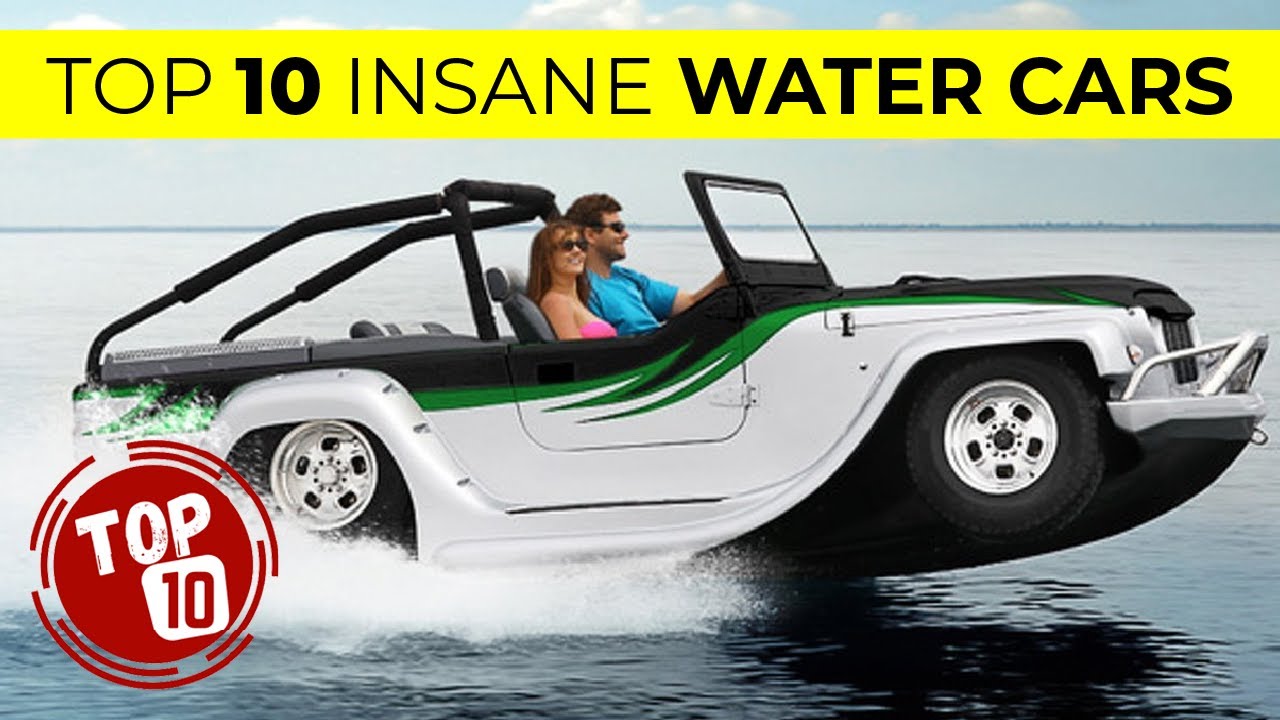 Top 10 INSANE WATER CARS That Exist ★ Amazing Amphibious Vehicles