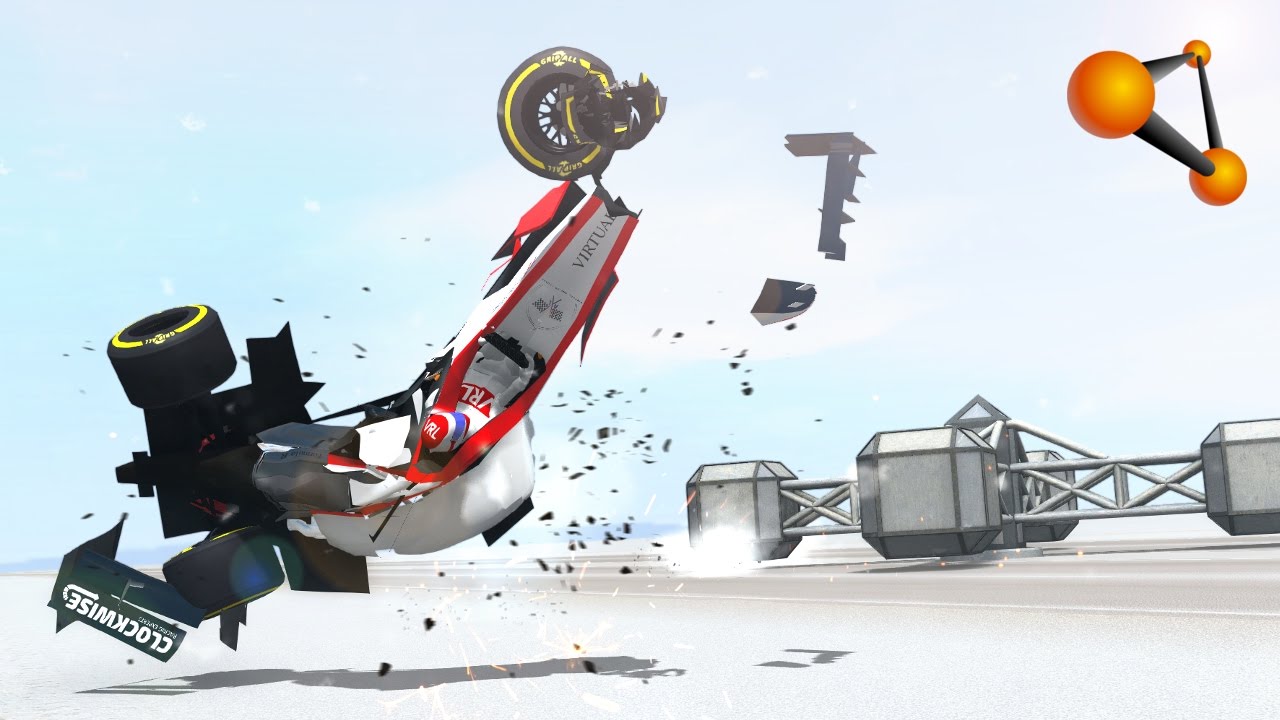 BeamNG.Drive - FR17 Crash Testing (Formula 1 2017 Car)