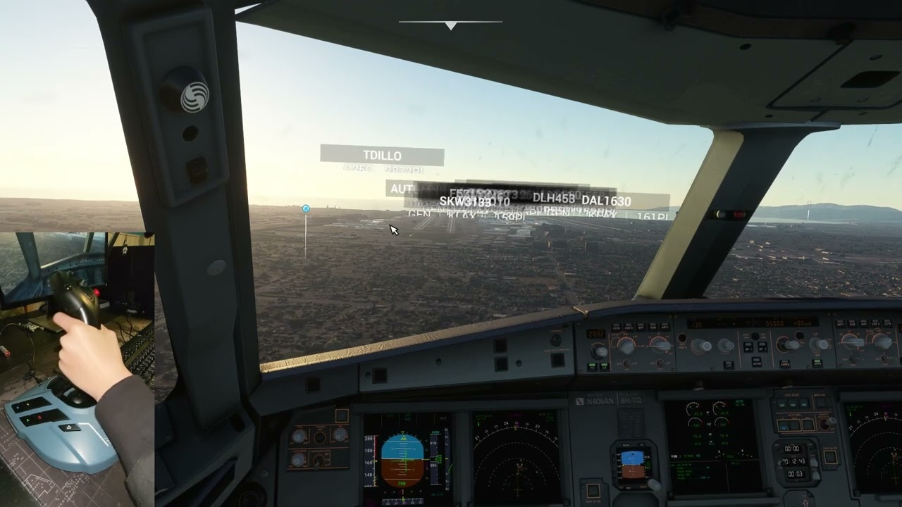 Atterrissage en A321neo à l'aéroport international de Los Angeles