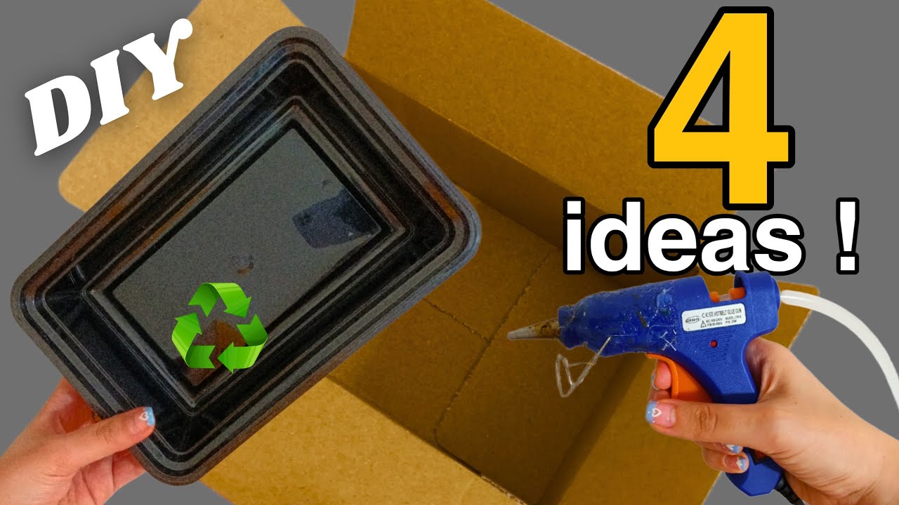 Transforming Cardboard, Plastic Containers♻️:4 Genius Recycling Ideas that Make and sell a lot