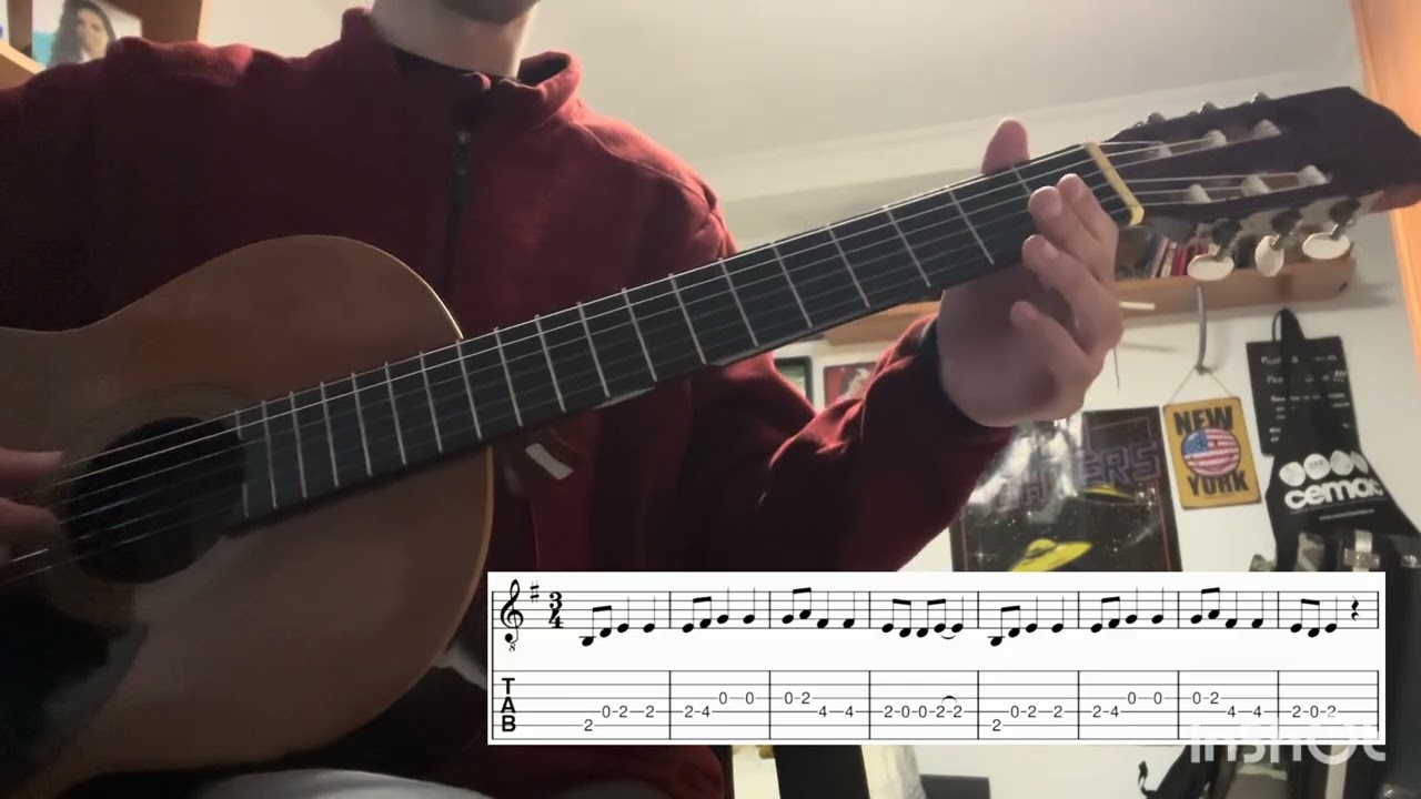 Tutorial Piratas del Caribe en Guitarra 