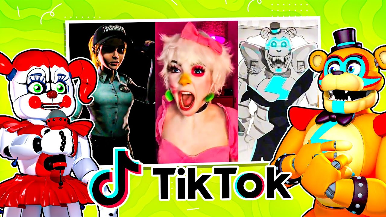 Circus Baby and Glamrock Freddy REACT to Security Breach TIK TOK'S