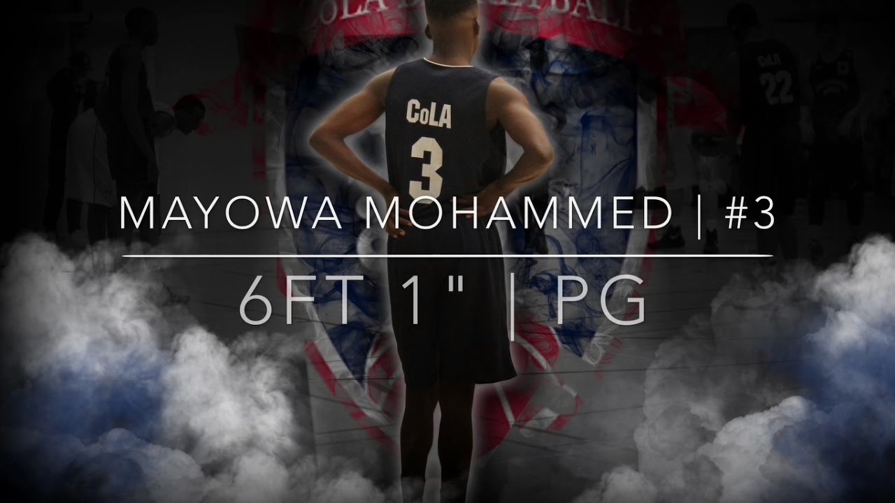 Mayowa Mohammed 6'1 Point Guard