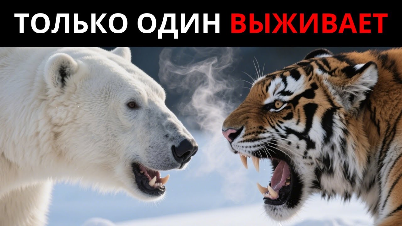 Белый Медведь vs Тигр: Выживет Только Один