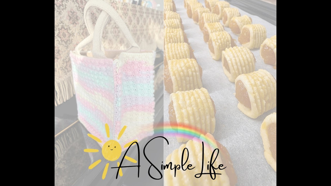 A Simple Life in Singapore, crochet bag, making pineapple tarts, making matcha