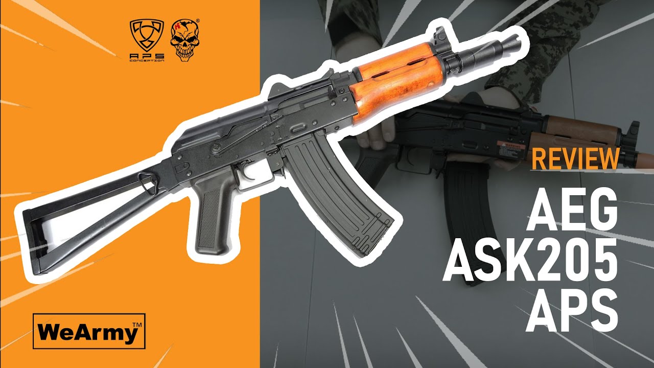 Review do Rifle AK74U APS - Modelo ASK205 - Série WeArmy ReviewS