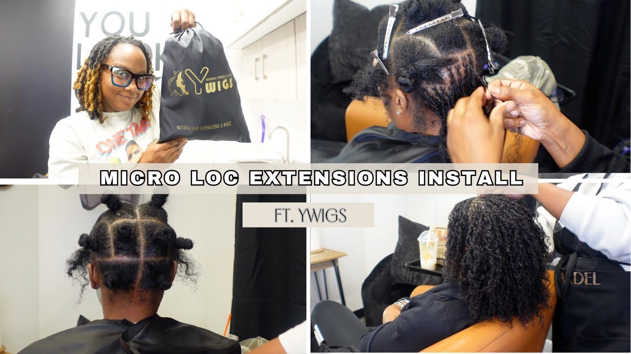 Установка накладных прядей Micro Loc | YWIGS HAIR | Шаг за шагом