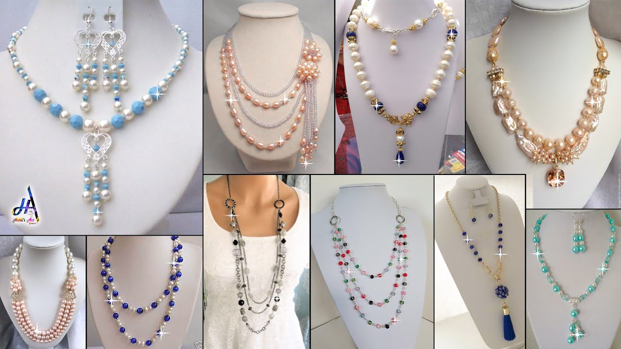 Fashion DIY! ❤️ #Cute  #Love #Easy Necklace Suitable On CropTops, GownDresses, Sarees Etc.