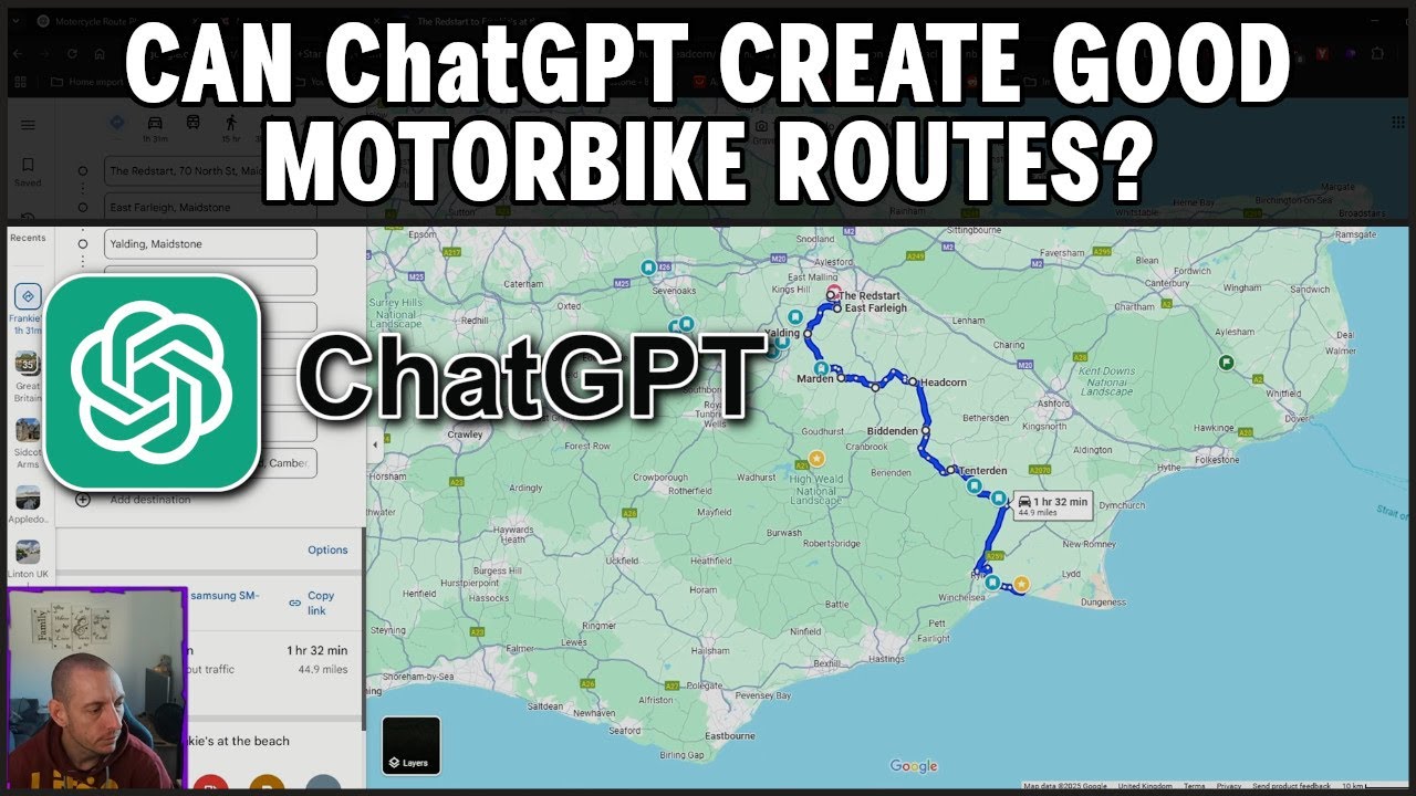 Can ChatGPT create good motorbike routes?