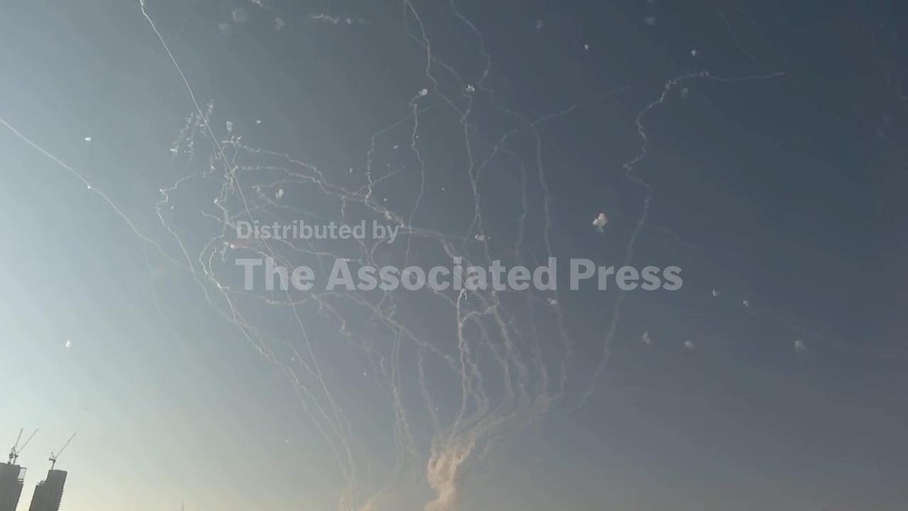 Sirens sound in Tel Aviv as Israeli air defence intercepts Iranian missiles